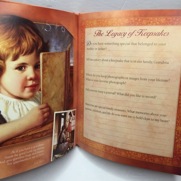 Grandma Do You Remember When? Sharing Lifetime Loving Memories Keepsake Journal - Picture 7 of 12